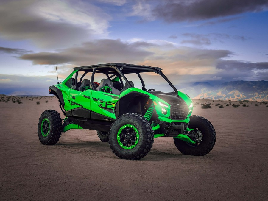 2026 Kawasaki Teryx4 H2 Deluxe eS Lime Green - 109629