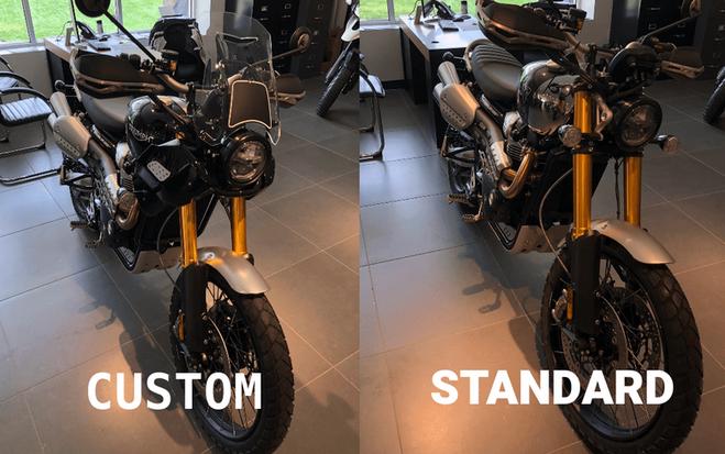 New 2023 Triumph Scrambler 1200XE ADV-styled custom