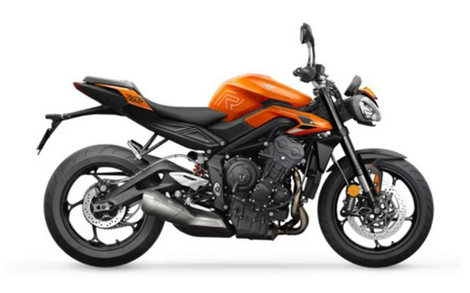 2025 Triumph Street Triple 765 R Matte Baja Orange