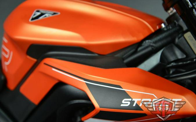 2025 Triumph Street Triple 765 R Matte Baja Orange