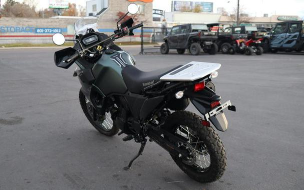 2025 Kawasaki KLR®650 Metallic Matte Old School Green ABS