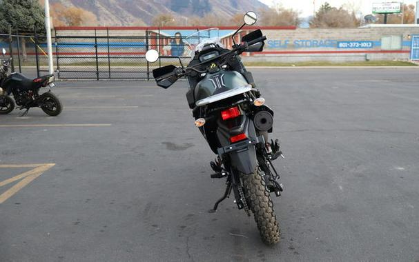 2025 Kawasaki KLR®650 Metallic Matte Old School Green ABS