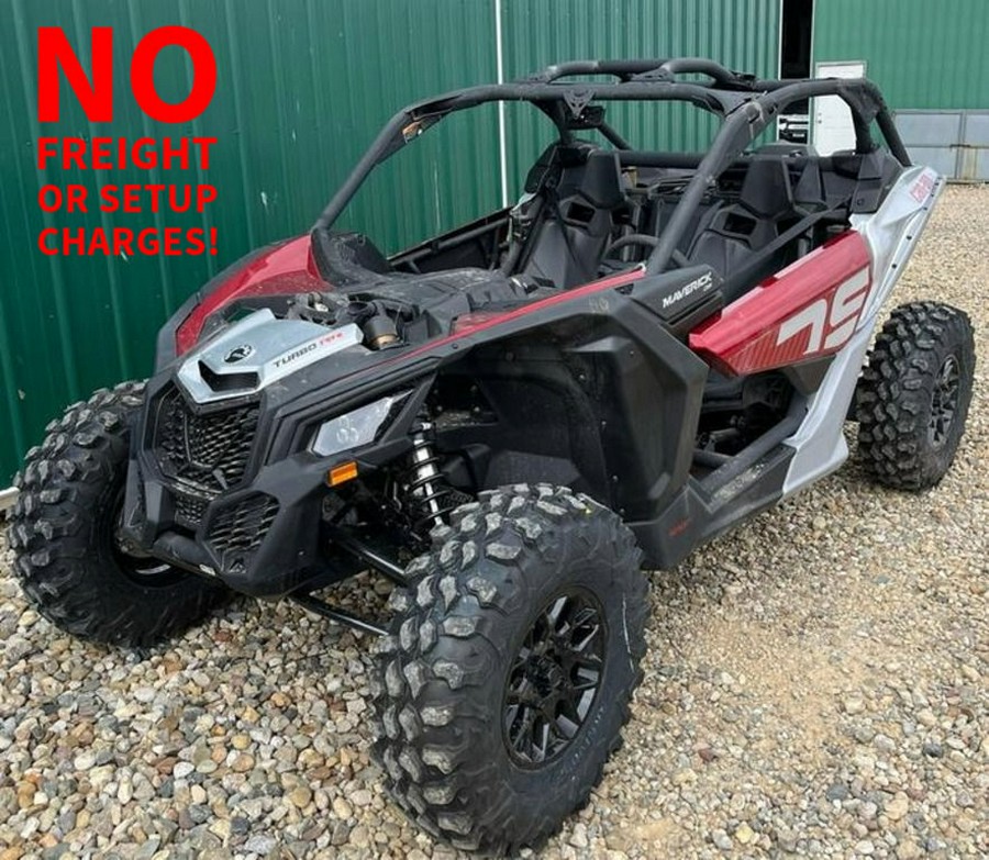 2024 Can-Am® Maverick X3 DS Turbo RR Fiery Red & Hyper Silver