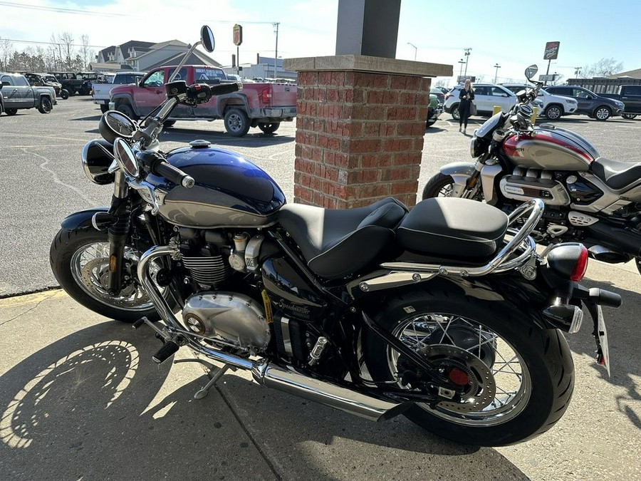 2024 Triumph Bonneville Speedmaster Pacific Blue/Silver Ice