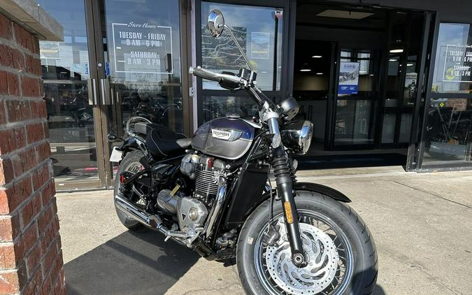 2024 Triumph Bonneville Speedmaster Pacific Blue/Silver Ice