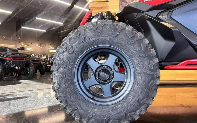 2025 Can-Am® Maverick R Max X RS Dusty Navy & Legion Red