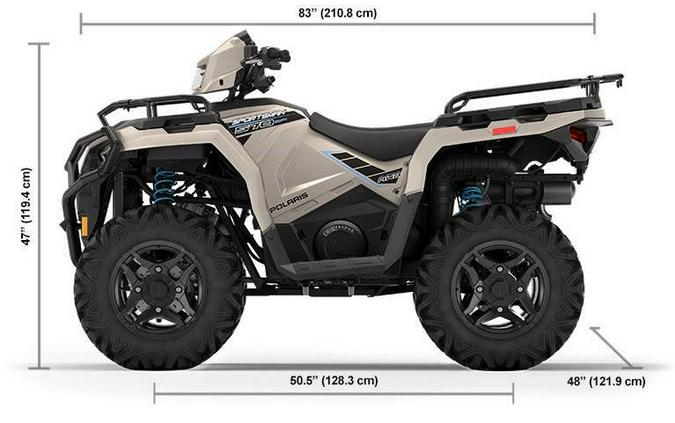 2023 Polaris Industries Sportsman 570 RIDE COMMAND Silver Quartz Metallic