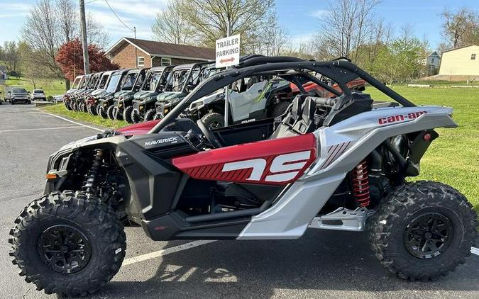 2024 Can-Am® Maverick X3 DS Turbo RR Fiery Red & Hyper Silver