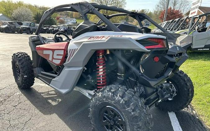 2024 Can-Am® Maverick X3 DS Turbo RR Fiery Red & Hyper Silver