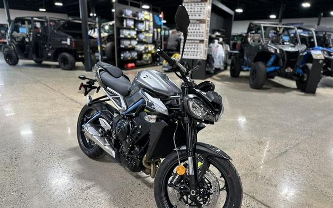 2024 Triumph Street Triple 765 R Silver Ice