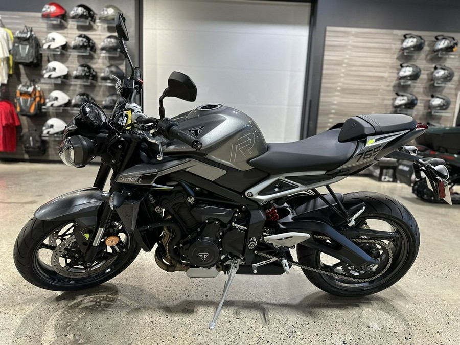 2024 Triumph Street Triple 765 R Silver Ice