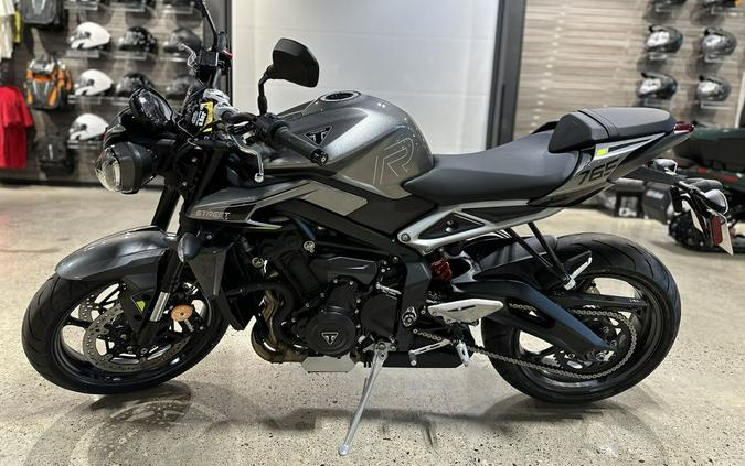 2024 Triumph Street Triple 765 R Silver Ice