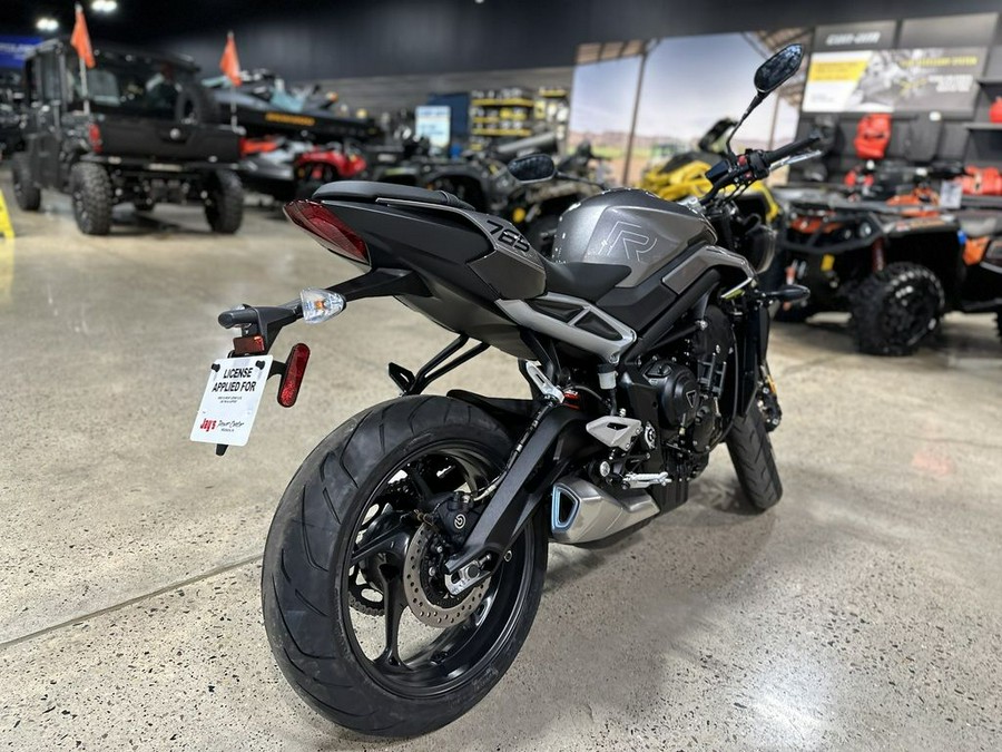 2024 Triumph Street Triple 765 R Silver Ice