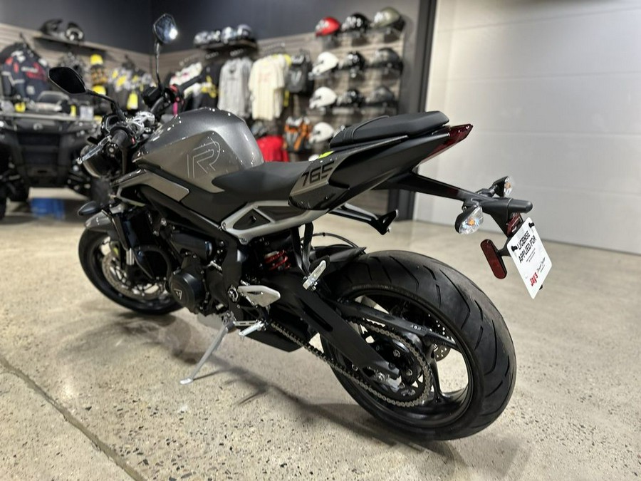 2024 Triumph Street Triple 765 R Silver Ice