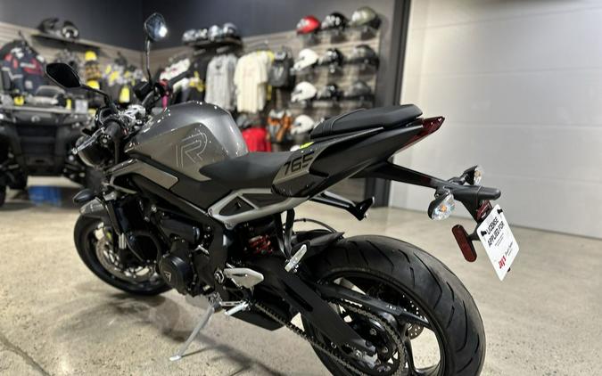 2024 Triumph Street Triple 765 R Silver Ice