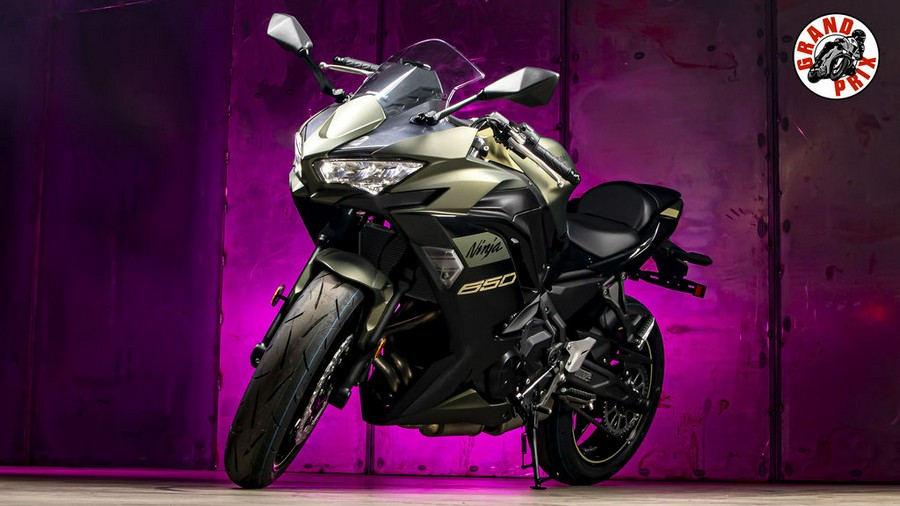 2024 Kawasaki Ninja® 650 Metallic Matte Dark Gray/Metallic Spark Black