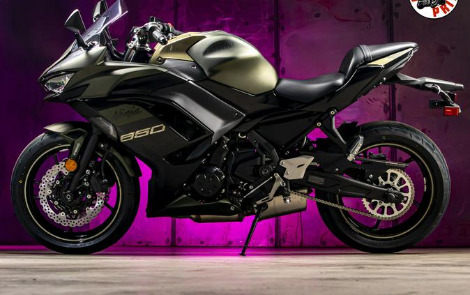 2024 Kawasaki Ninja® 650 Metallic Matte Dark Gray/Metallic Spark Black