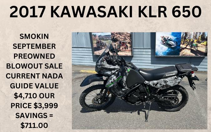 2017 Kawasaki KLR650