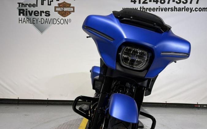 2026 Harley-Davidson® Street Glide® Aurora Blue Denim Black Trim