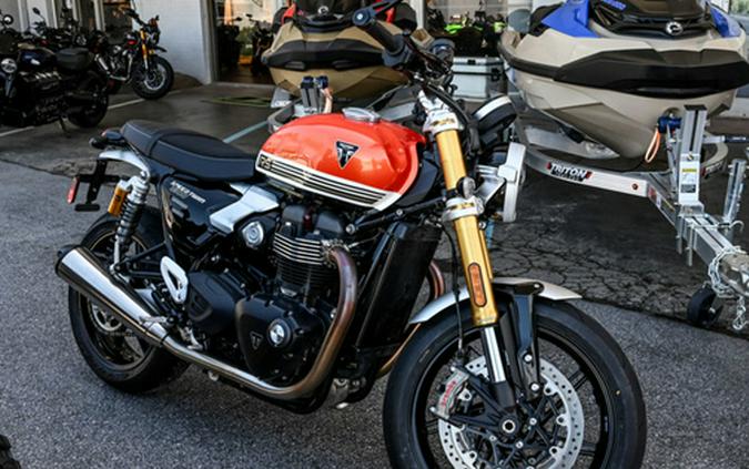 2025 Triumph Speed Twin 1200 RS Baja Orange/Sapphire Black RS