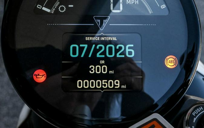 2025 Triumph Speed Twin 1200 RS Baja Orange/Sapphire Black RS