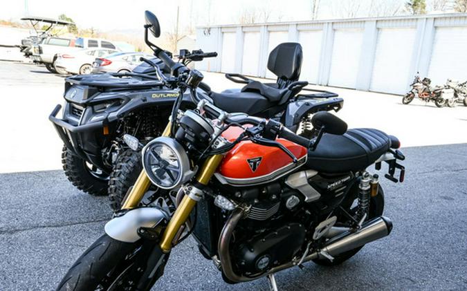 2025 Triumph Speed Twin 1200 RS Baja Orange/Sapphire Black RS