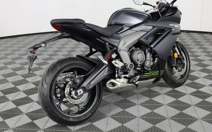 2025 Triumph Daytona 660 Satin Granite/Satin Black 660