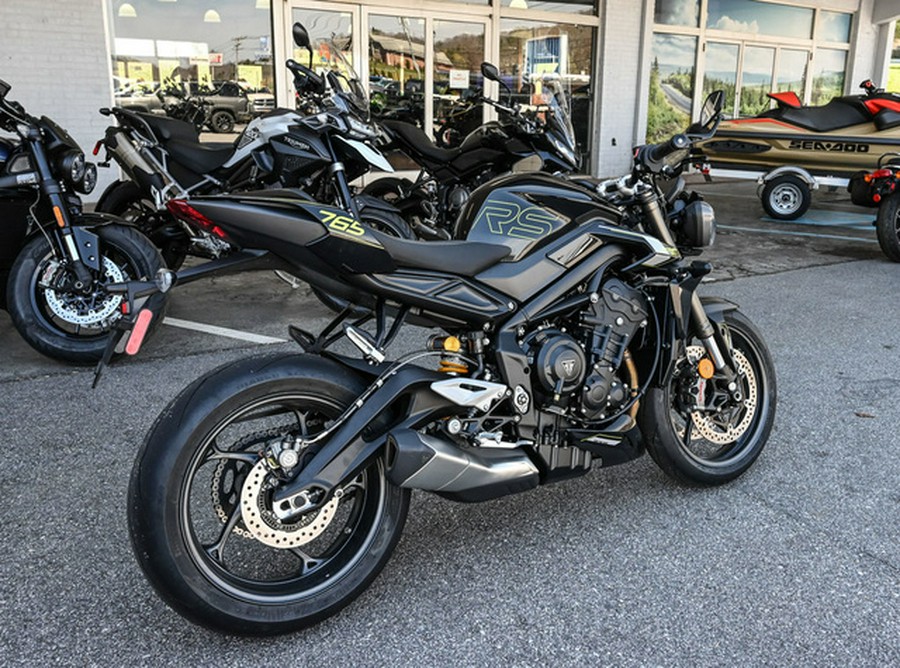 2025 Triumph Street Triple 765 RS Phantom Black