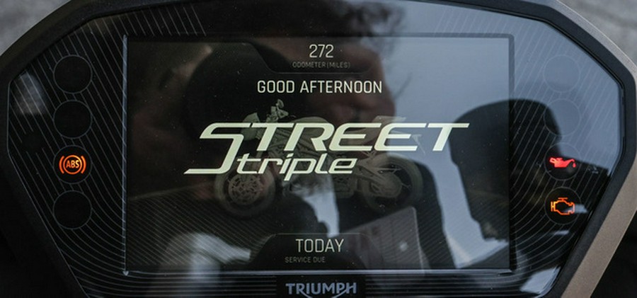 2025 Triumph Street Triple 765 RS Phantom Black