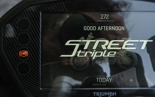 2025 Triumph Street Triple 765 RS Phantom Black
