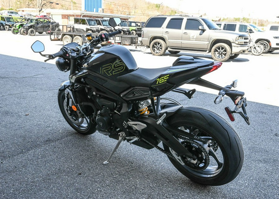 2025 Triumph Street Triple 765 RS Phantom Black