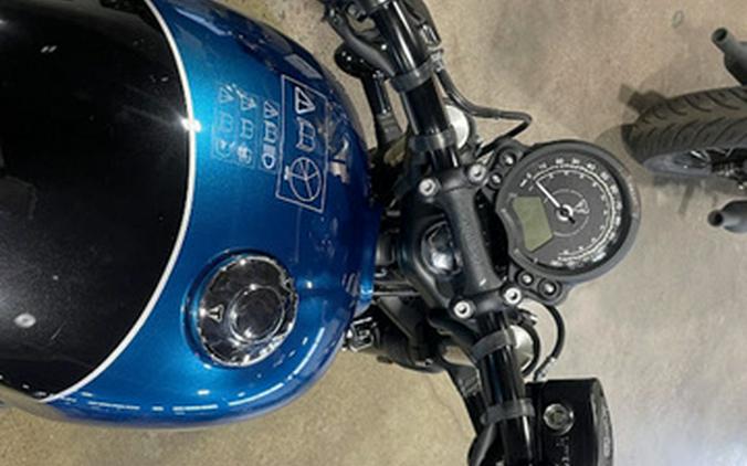 2026 Triumph Bonneville Bobber Interstellar Blue