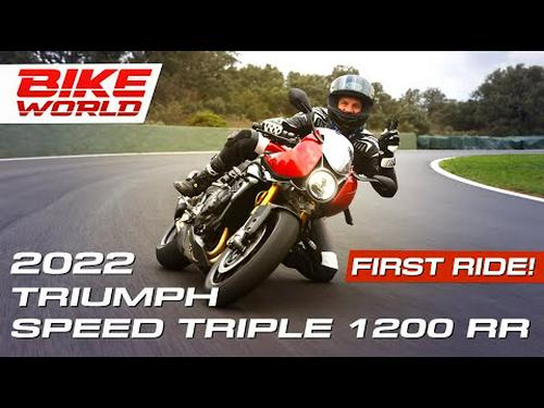 2022 Triumph Speed Triple 1200 RR | First Ride!