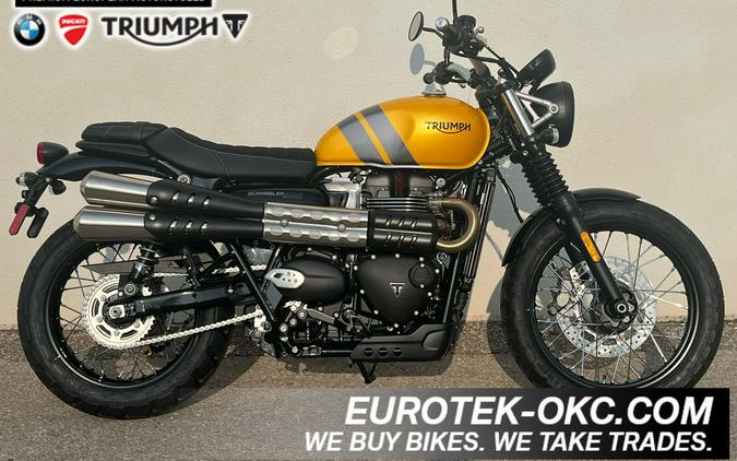 2024 Triumph Scrambler 900 Cosmic Yellow/Graphite