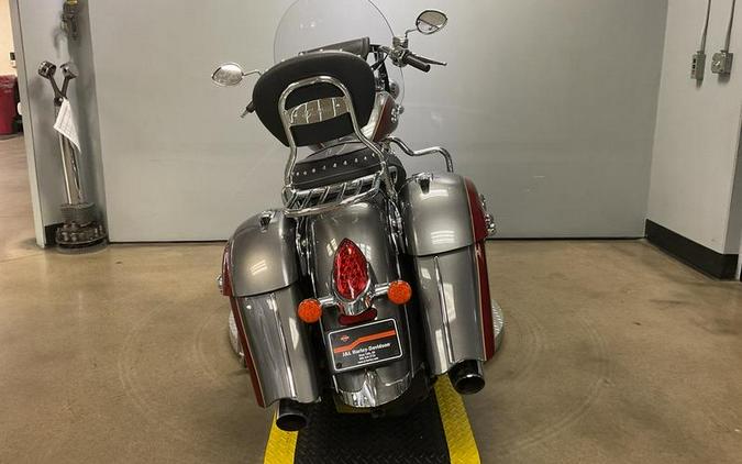 2018 Indian Motorcycle® Springfield® ABS Steel Gray over Burgundy Metallic