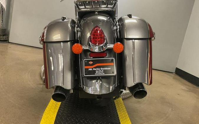 2018 Indian Motorcycle® Springfield® ABS Steel Gray over Burgundy Metallic