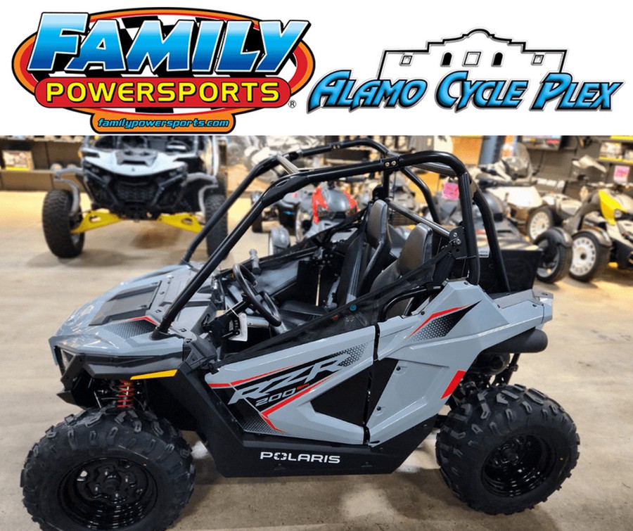 New 2024 POLARIS RZR 200 EFI STORM GRAY