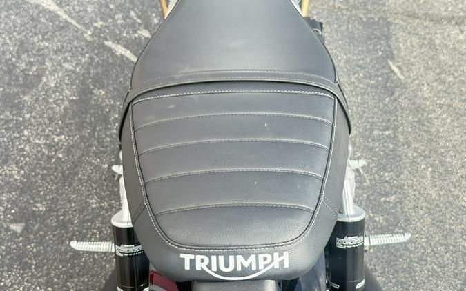 2025 Triumph Speed Twin 900 Pure White/Maui Blue/Tangerine Orange - E7490T