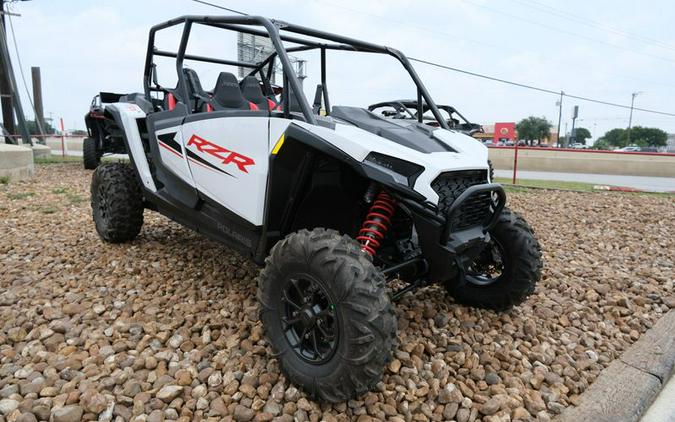 New 2024 POLARIS RZR XP 4 1000 SPORT WHITE LIGHTNING