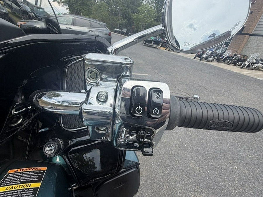 2026 Indian Pursuit Limited 112 w/PowerBand Audio Cascade Green with Black Metallic