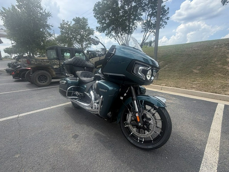 2026 Indian Pursuit Limited 112 w/PowerBand Audio Cascade Green with Black Metallic