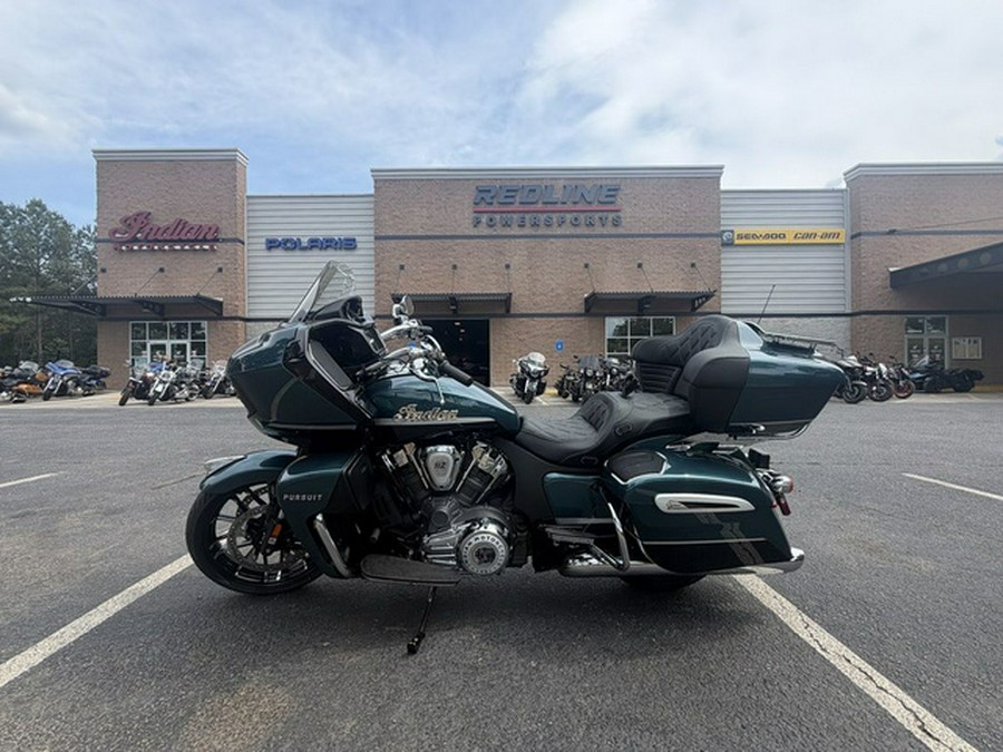 2026 Indian Pursuit Limited 112 w/PowerBand Audio Cascade Green with Black Metallic