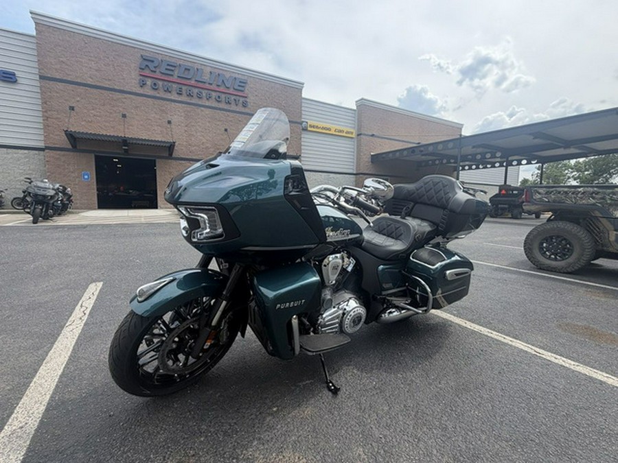 2026 Indian Pursuit Limited 112 w/PowerBand Audio Cascade Green with Black Metallic
