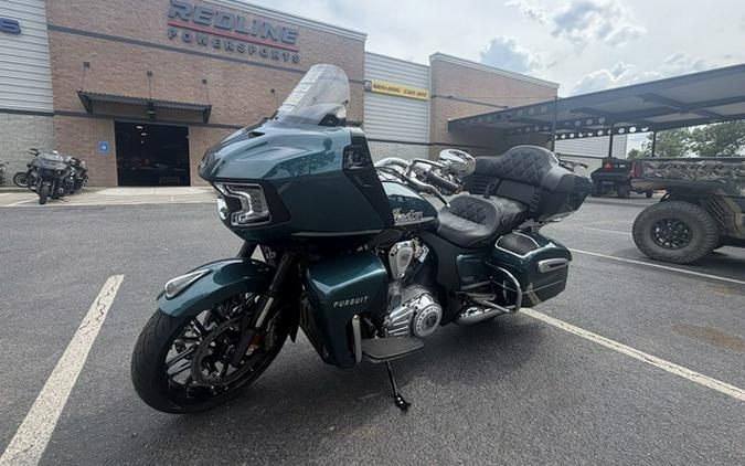 2026 Indian Pursuit Limited 112 w/PowerBand Audio Cascade Green with Black Metallic