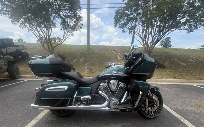 2026 Indian Pursuit Limited 112 w/PowerBand Audio Cascade Green with Black Metallic