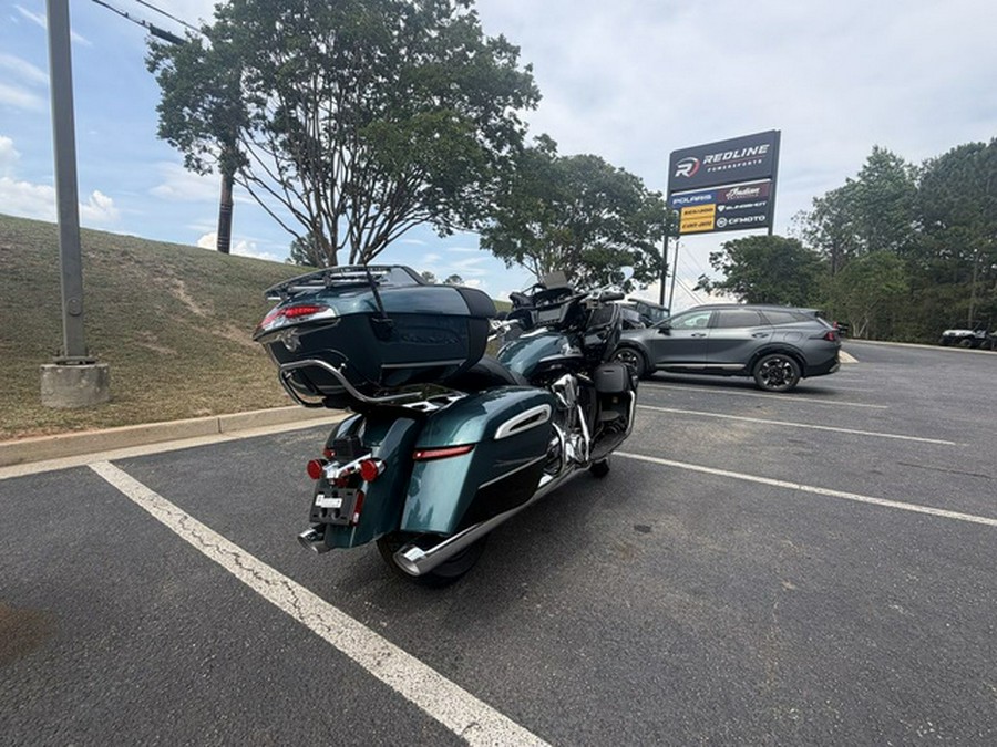 2026 Indian Pursuit Limited 112 w/PowerBand Audio Cascade Green with Black Metallic