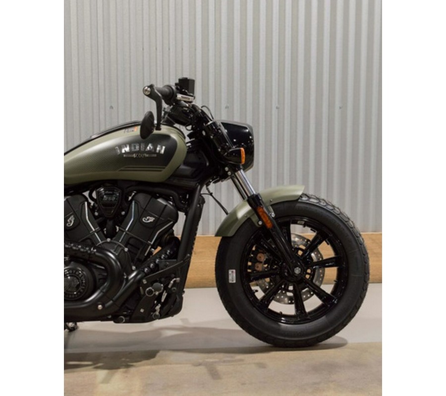 2026 Indian Scout Bobber Limited +Tech Moss Green Smoke