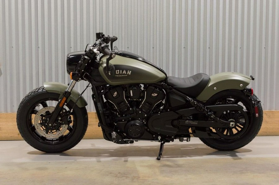2026 Indian Scout Bobber Limited +Tech Moss Green Smoke