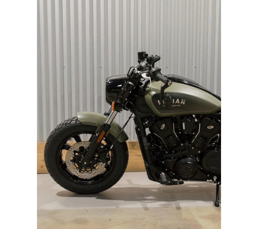 2026 Indian Scout Bobber Limited +Tech Moss Green Smoke