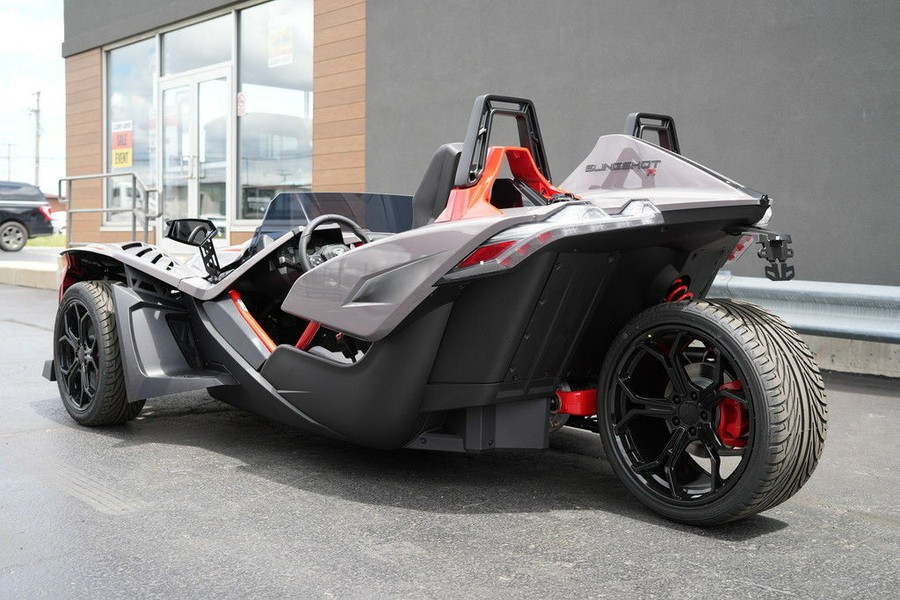 2026 Polaris Slingshot R AutoDrive Radiant Gray with Indy Red Pearl